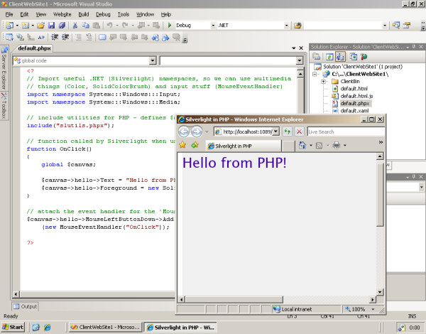 Silverlight Project